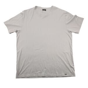 Hanro Short Sleeve Crewneck T Shirt Men's 23x28.5 Gray Minimalist